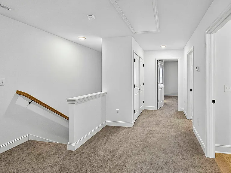 Open area at top of stairs