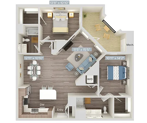 Floor plan B8-225