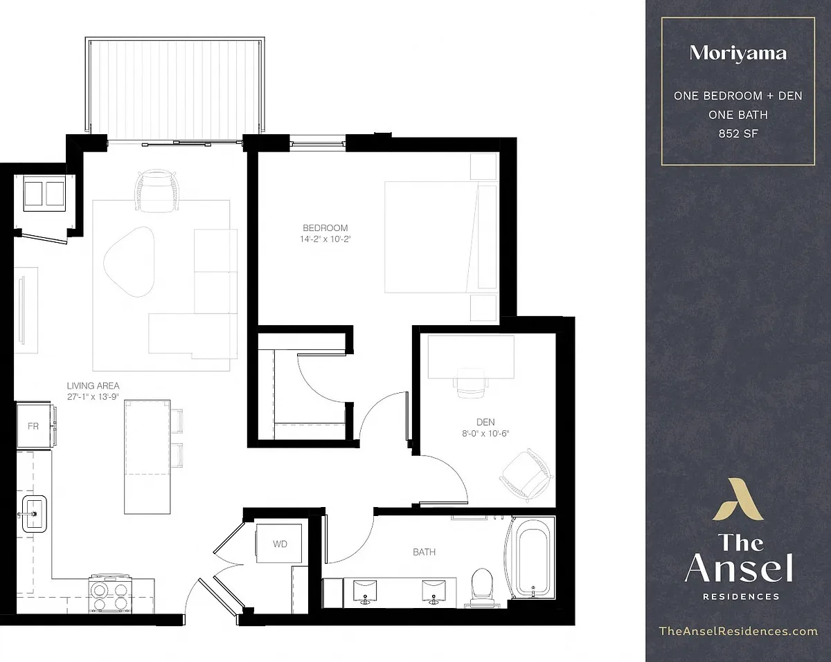 Floor plan Moriyama | 1 + Den