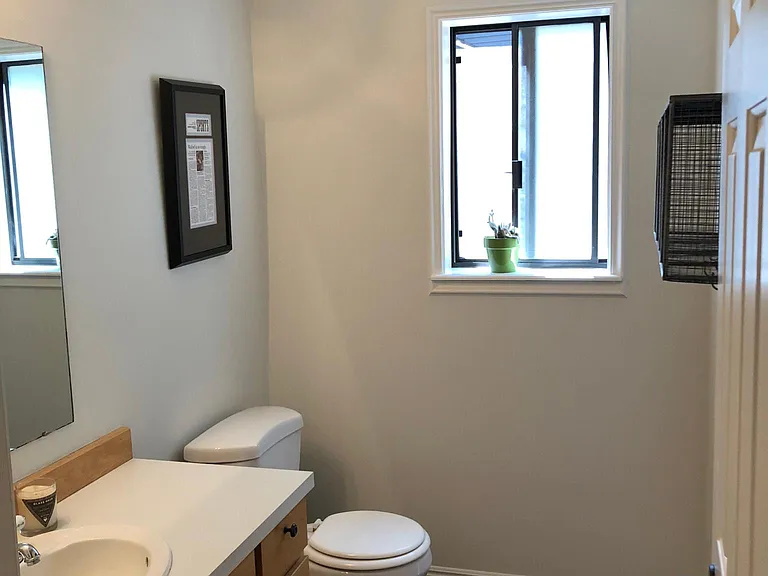 downstairs half bathroom