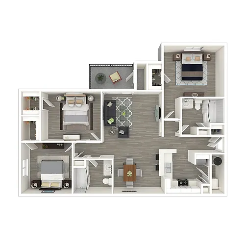 Floor plan 3 X 2