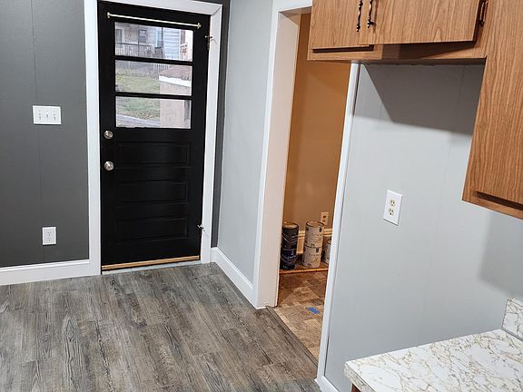 Kitchen where refrigerator goes
