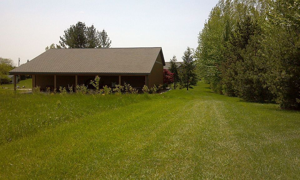 Back of pole barn
