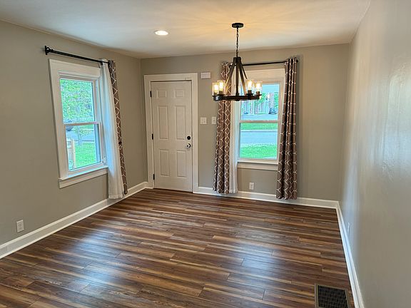 Front room (previous used as dining room) facing the front door