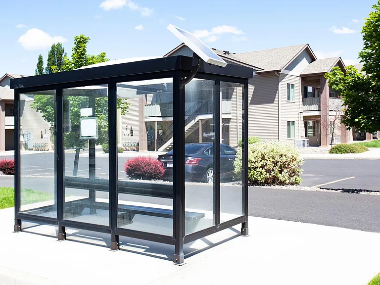 Bus stop right outside!