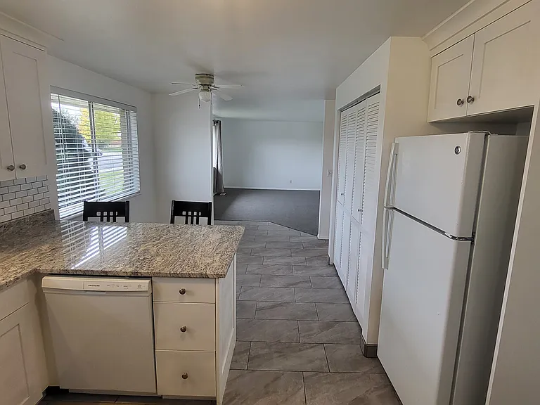Kitchen looking into living g room