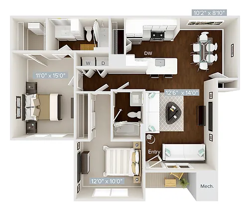 Floor plan B3
