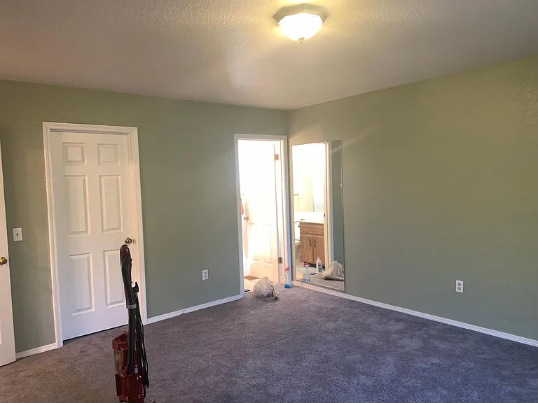 Master Bedroom with Walk-In closet and private bathroom.