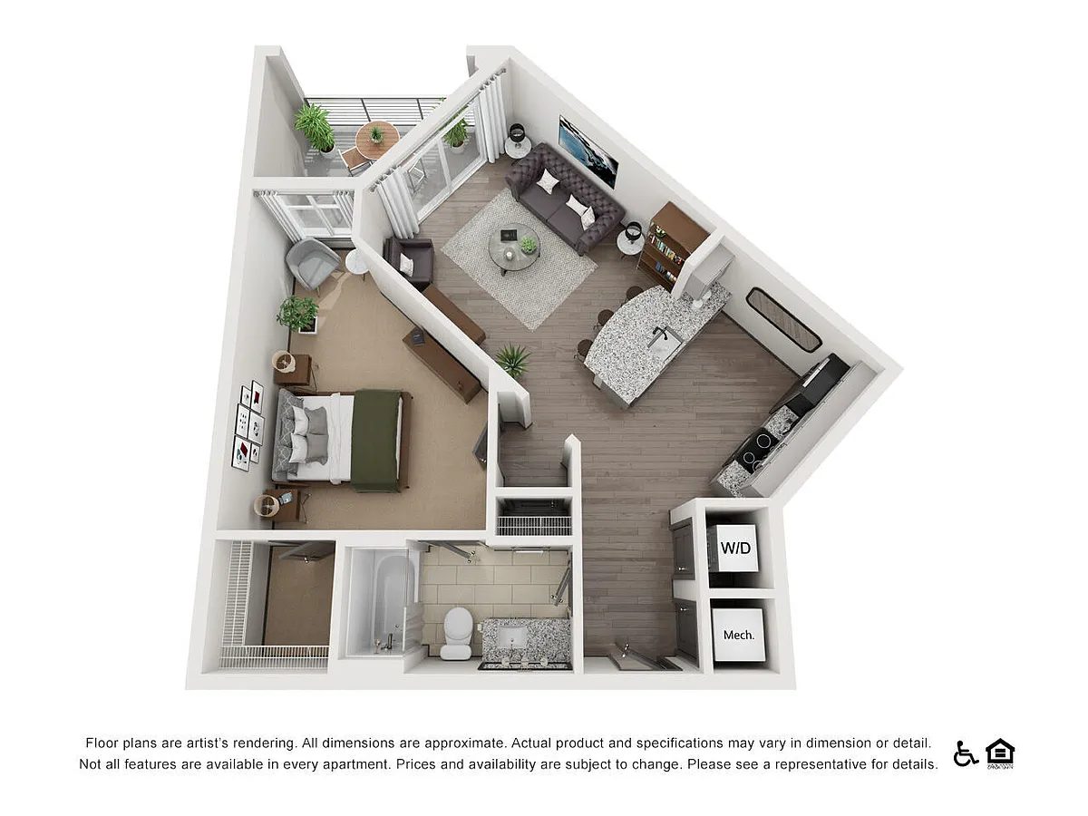 Floor plan 1AR