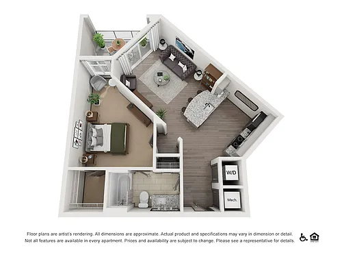 Floor plan 1AR