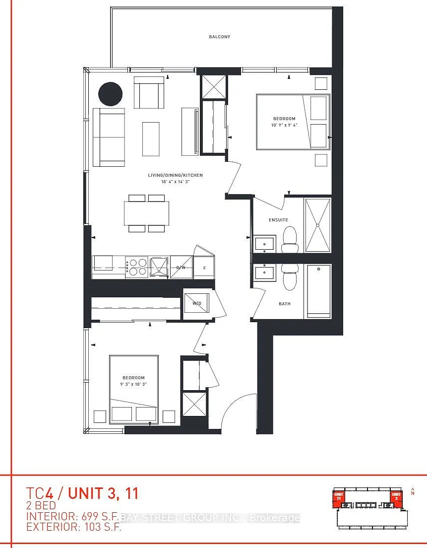 2 bed, $2,390 — Photo 3