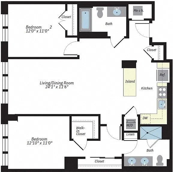 Floor plan B3