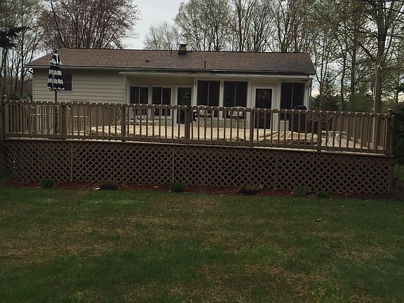 BACK OF HOUSE DECK AND POOL