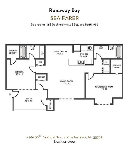 Floor plan Sea Farer