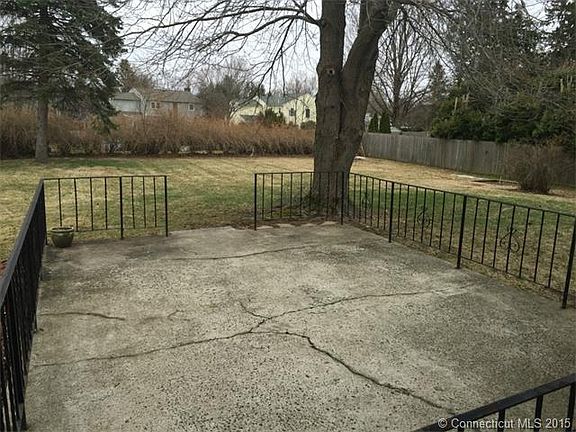 Concrete Patio off back door