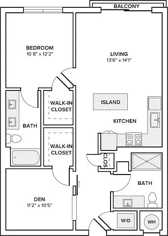 Floor plan A13D