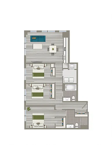 Floor plan 2Den-C