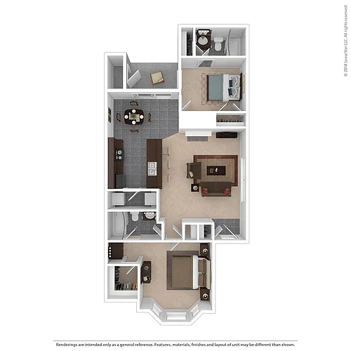 Floor plan B1 - Down Stairs