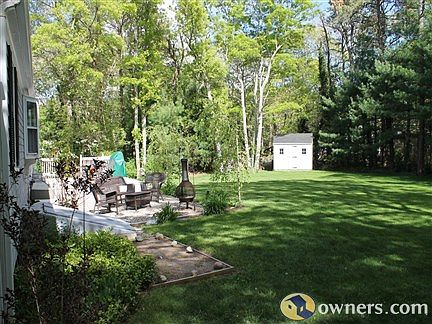 View from outdoor shower