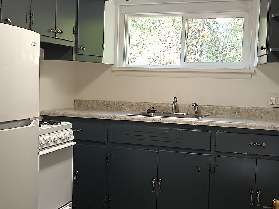 Kitchen with gas stove and lots of extra storage