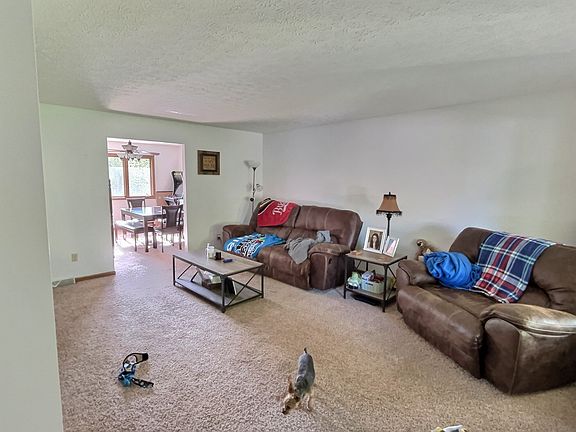 Living Room and Entry to Dining Room