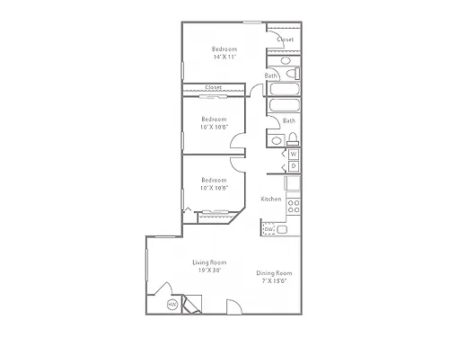 Floor plan Ash-Renovated