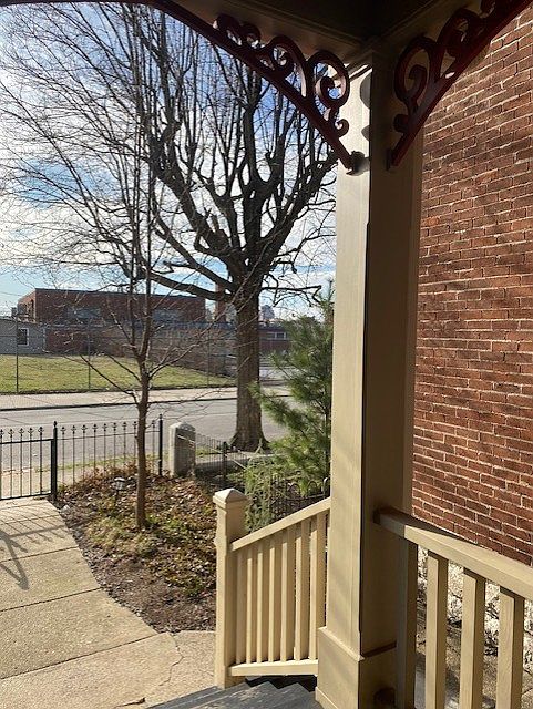 Front view from the porch