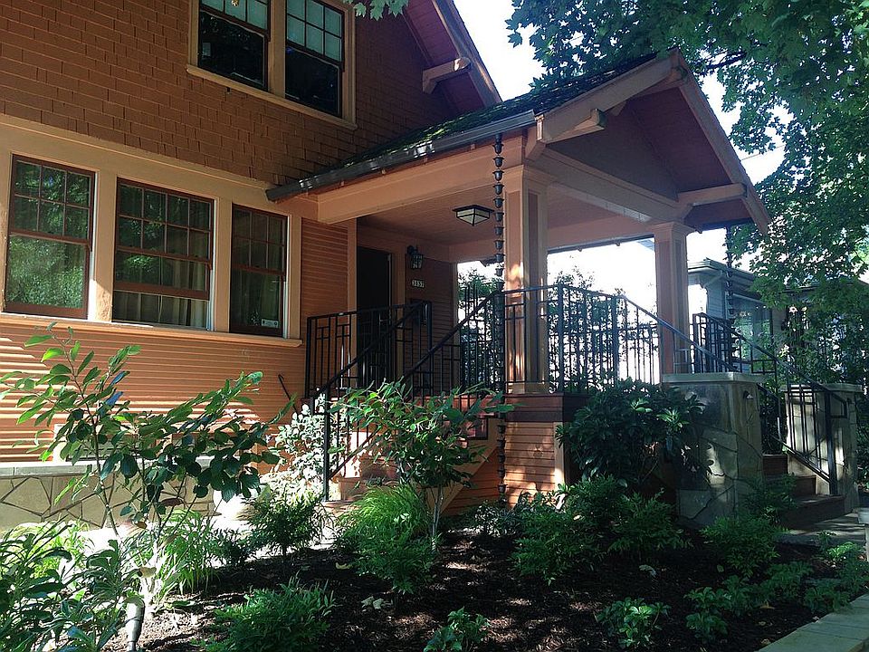 Remodeled front porch