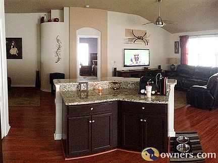 Enter Photo CaptioLiving area view from kitchen