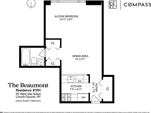 2nd image of 30 W 61st St APT 12H