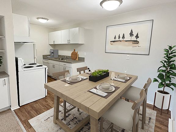 Dining, cooking, pantry areas with fresh new upgrades.