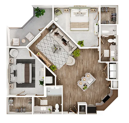 Floor plan B2