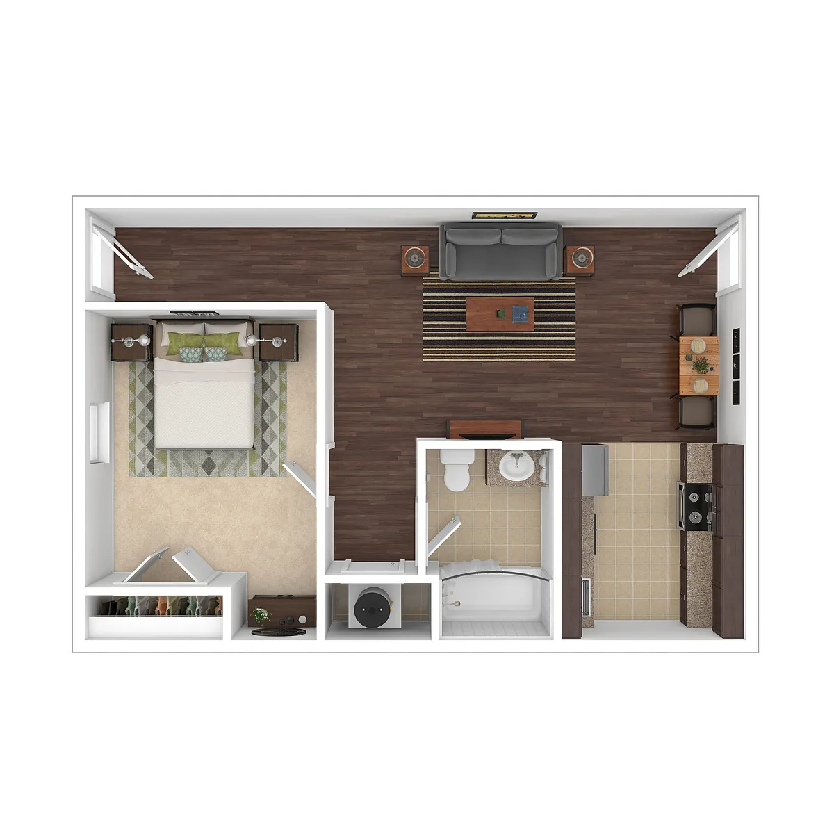 Floor plan Monroe