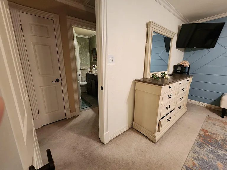 Room #2 dresser and tv