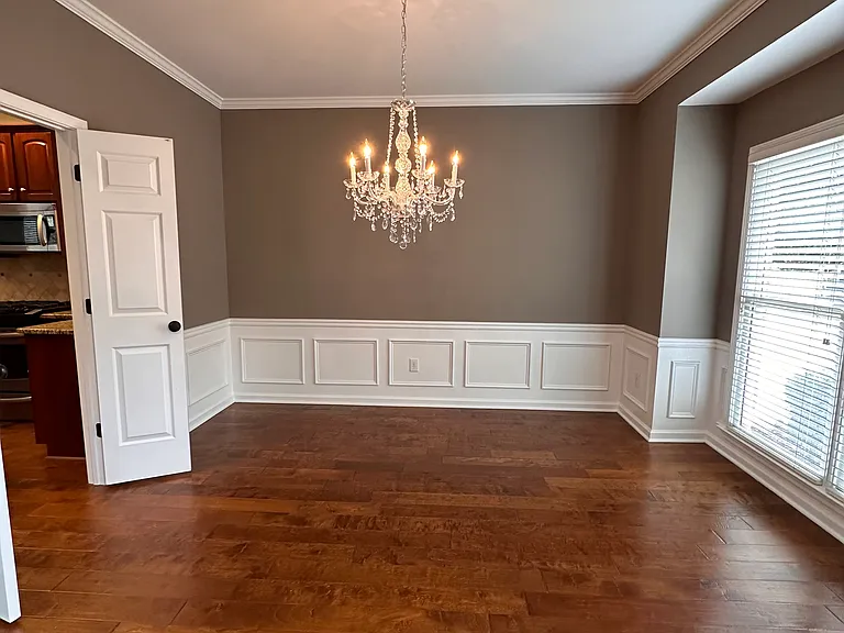 Beautiful Dining Room on your right as you walk in.