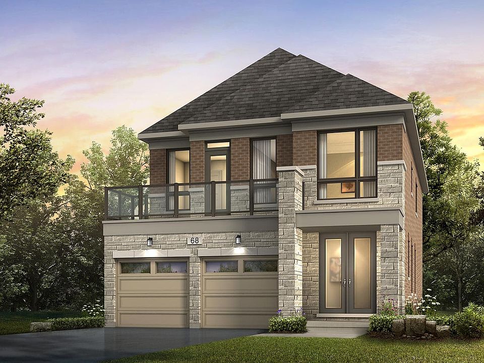 Exterior Onyx Style E at Woodhaven in Aurora, Ontario.