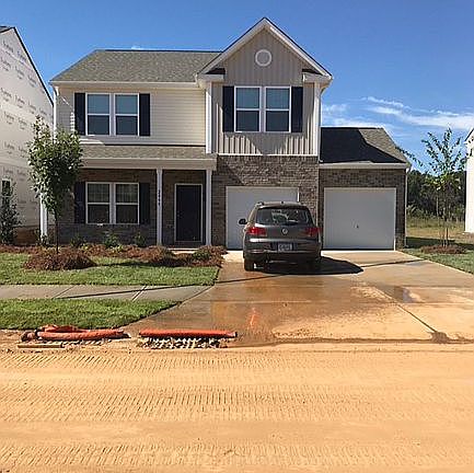 When house was almost done 