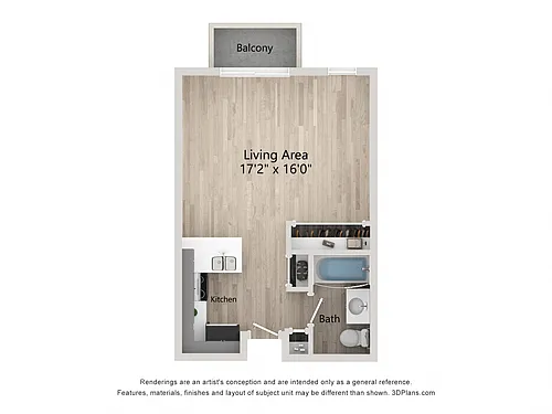 Floor plan Studio