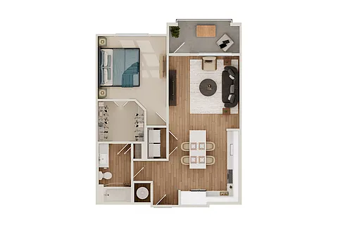 Floor plan 1B