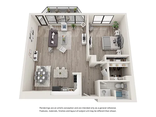 Floor plan A1B