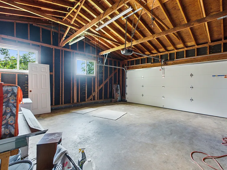 Attached garage