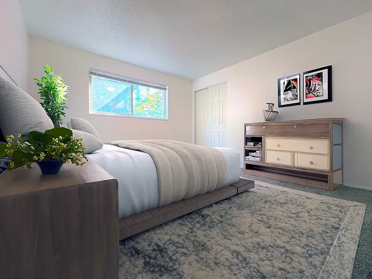 Bedroom Setup, Arvada Pines Second Bedroom