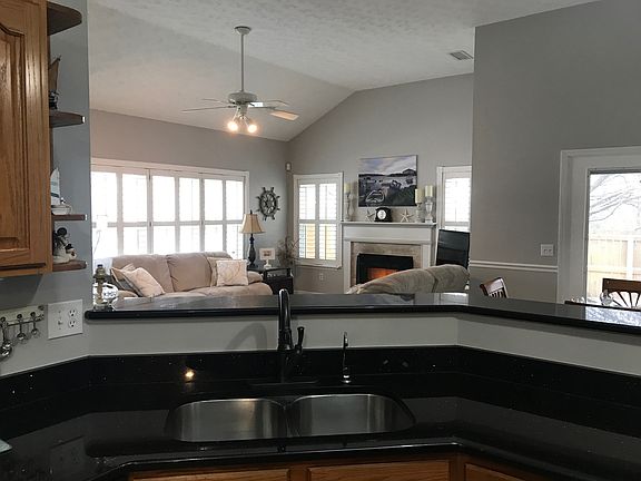 Looking out from kitchen