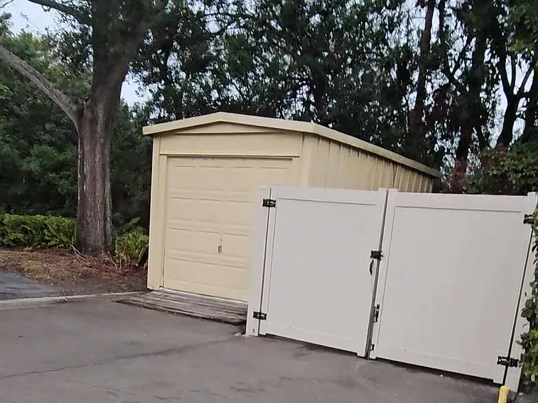 Maintenance storage and trash container
