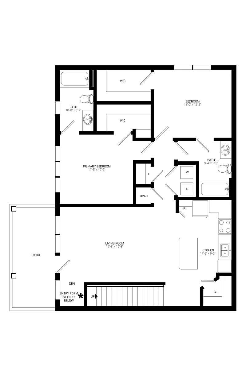 Floor plan B3- Upper