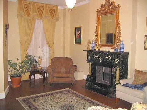 Living Rm with slate mantel