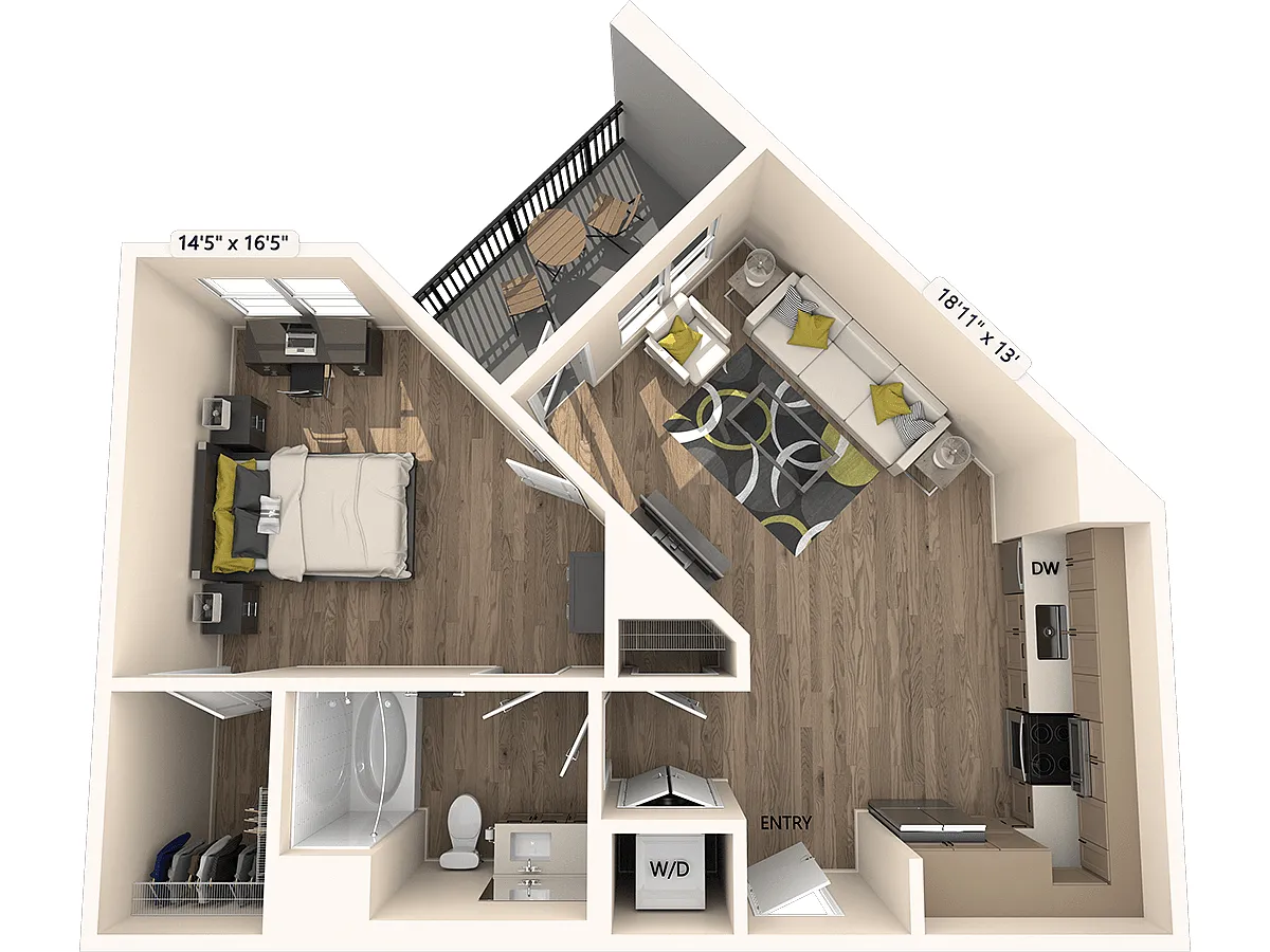 Floor plan A3-FinishII-759sf-1018