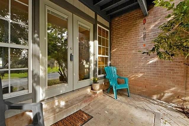 Downstairs patio