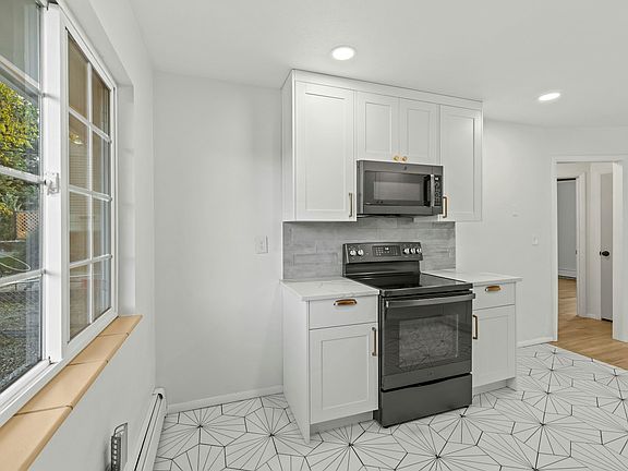 Backyard off the kitchen