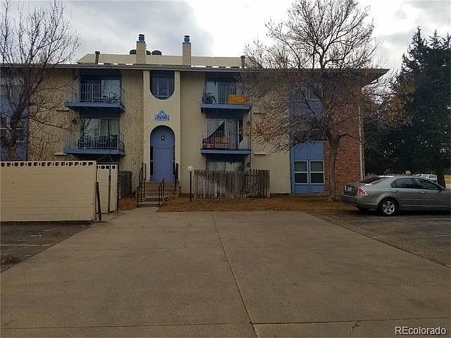 ground floor unit on bottom right including fenced patio